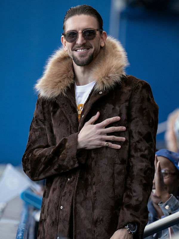 Zava Ted Lasso Season 03 Brown Velvet Coat