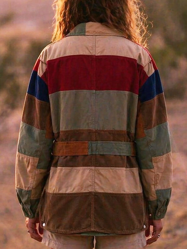 Zendaya Euphoria Season 03 Multicolor Cotton Jacket