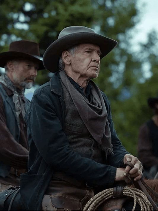 1923 S02 2022 Jacob Dutton Black Wool Jacket 