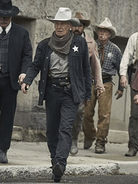 1923 S02 2022 Jacob Dutton Black Wool Jacket 