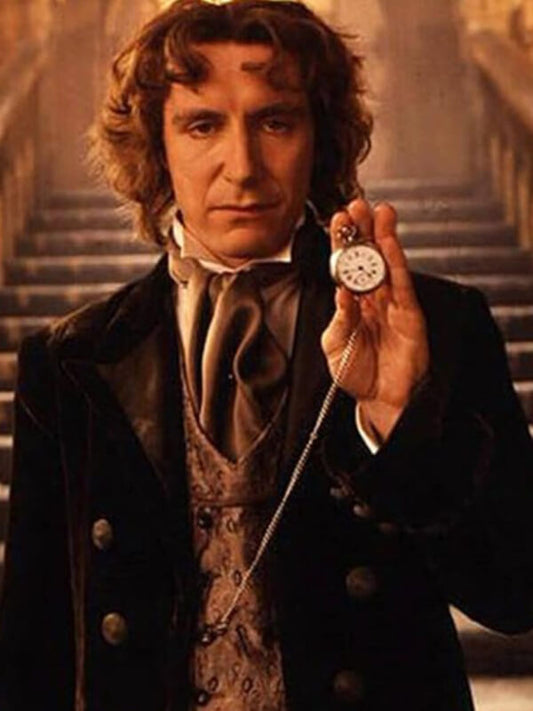 8th Doctor Doctor Who Paul McGann Black Coat