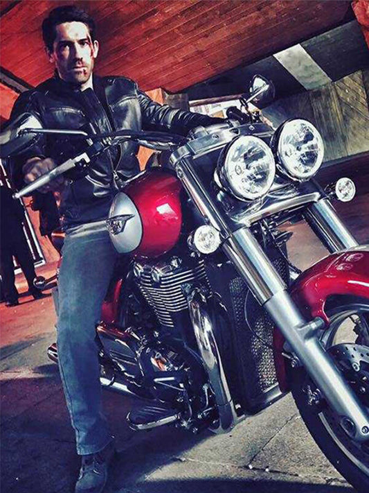 Accident Man 2018 Scott Adkins Black Leather Jacket