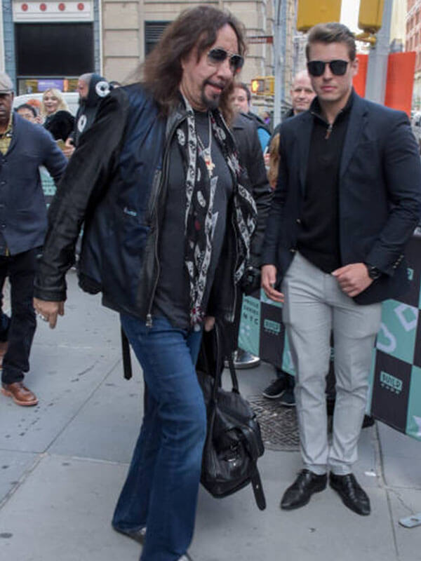Ace Frehley Newyork Sighting Black Leather Jacket