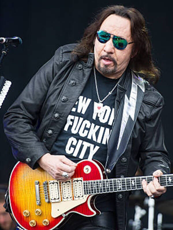 Ace Freyhal Donnington Festival Black Leather Jacket