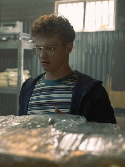 Adrian Chase Peacemaker Season 02 Blue Bomber Jacket