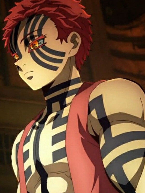 Akaza Demon Slayer Red Vest.