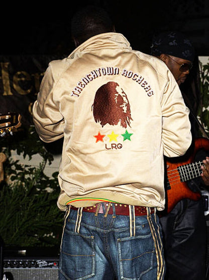 Akon Hennessy Event Tan Bomber Jacket