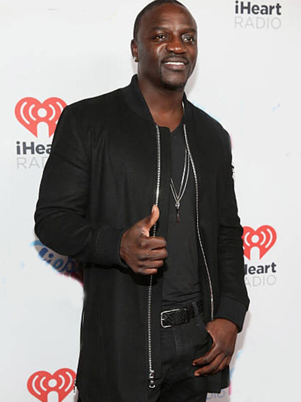 Akon iHeart Radio Fiesta Black Cotton Jacket