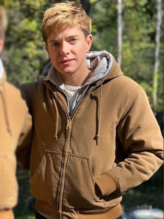 Alex Dempsey Wayward Netflix Unisex Brown Hoodie Jacket.