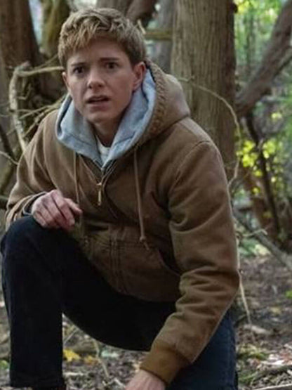 Alex Dempsey Wayward Netflix Unisex Brown Hoodie Jacket.