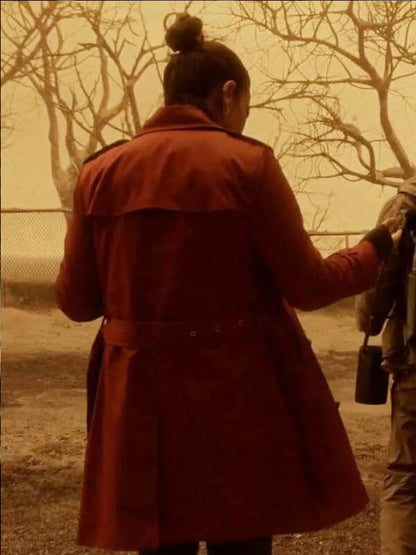 Amanda Lucas Dark Matter Season 01 Red Wool Coat