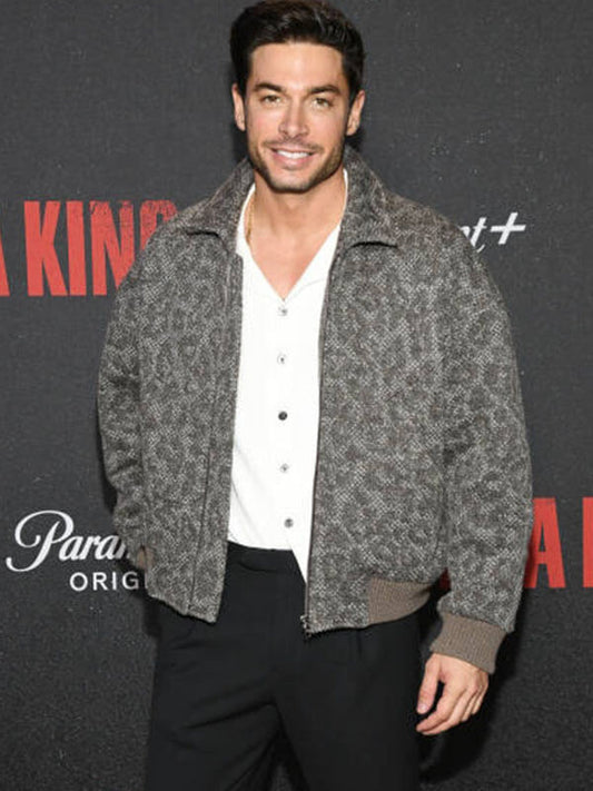 Andrea Denver Tulsa King Premiere Grey Jacket.