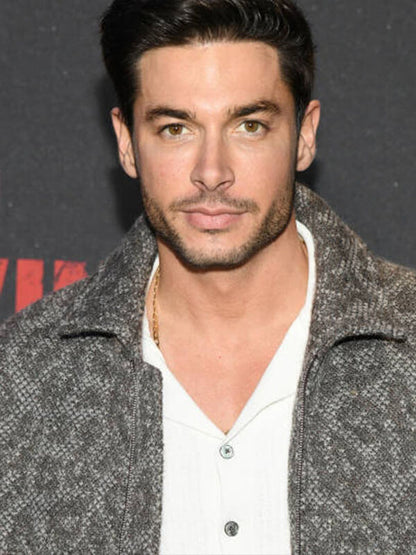 Andrea Denver Tulsa King Premiere Grey Jacket.