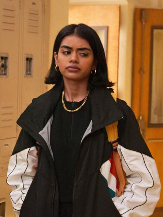 Aneesa Never Have I Ever Season 03 Black Track Jacket