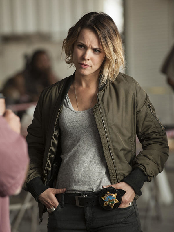 Ani Bezzerides true Detective Season 02 Green Bomber Jacket