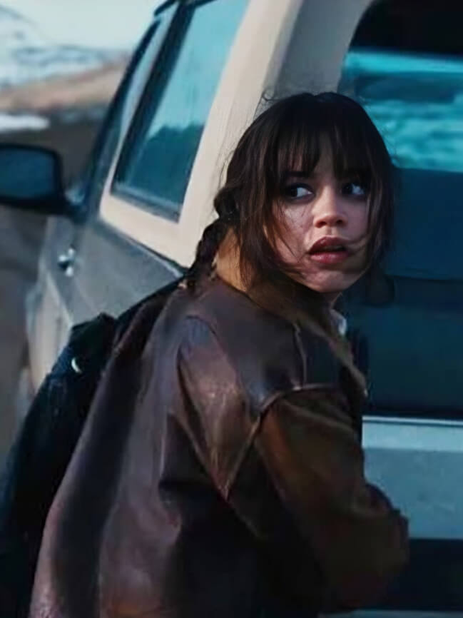 Anima Hurry Up Tommorrow Brown Leather Jacket