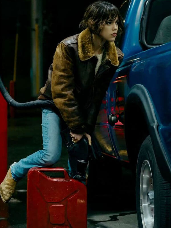 Anima Hurry Up Tommorrow Brown Leather Jacket