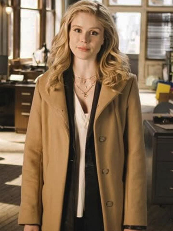 Annie January The Boys Season 04 Brown Wool Coat