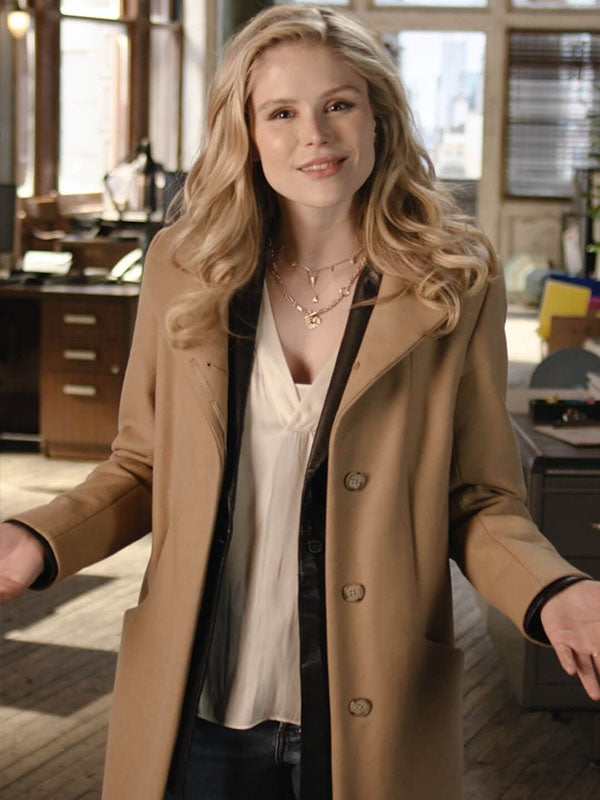 Annie January The Boys Season 04 Brown Wool Coat