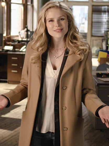 Annie January The Boys Season 04 Brown Wool Coat