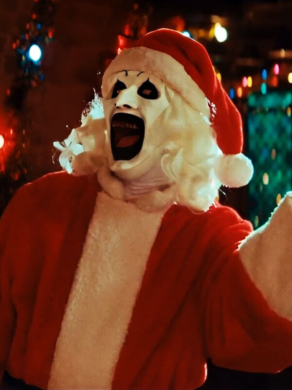 Art The Clown Terrifier 3 Red Santa Jacket