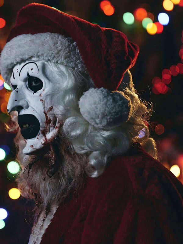 Art The Clown Terrifier 3 Red Santa Jacket