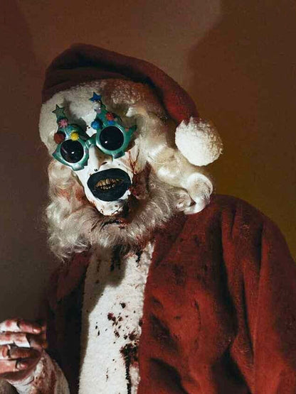 Art The Clown Terrifier 3 Red Santa Jacket