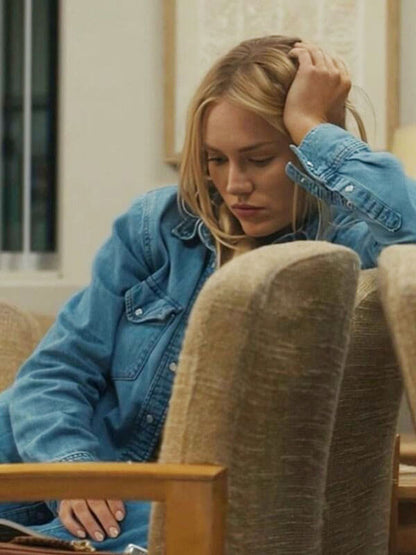 Aynsly Norris Landman 2025 Blue Denim Jacket