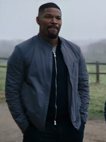 Back In Actionn 2025 Jamie Foxx Cotton Jacket
