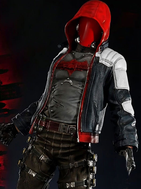 Batman Arkham Knight Multi Quilted Leather jacket