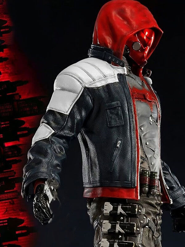 Batman Arkham Knight Multi Quilted Leather jacket