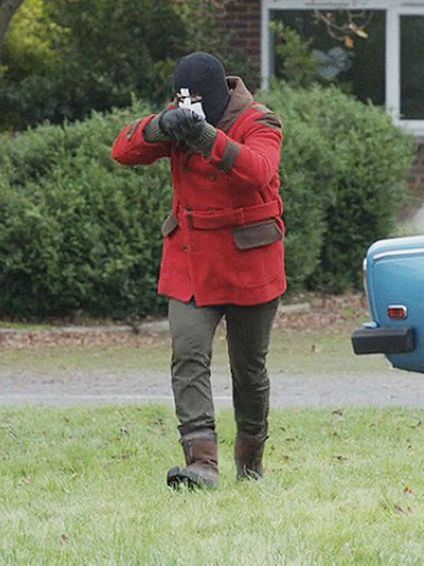 Baxter Black Mirror Season 02 Red Wool Coat