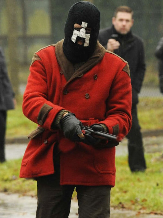 Baxter Black Mirror Season 02 Red Wool Coat