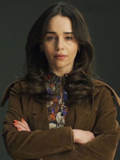 Bea Ponies Season 01 Brown Suede Coat