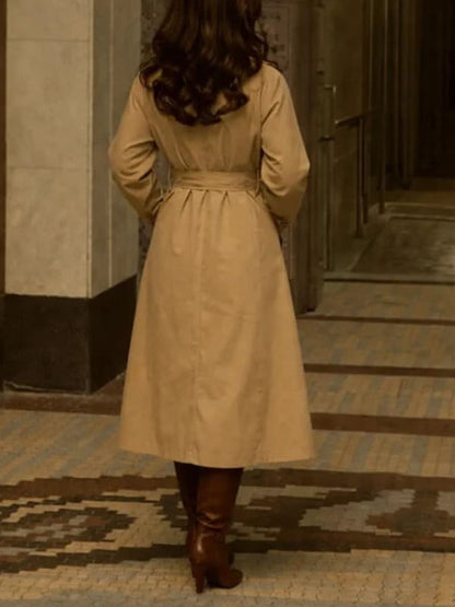 Bea Ponies Season 1 Tan Cotton Coat