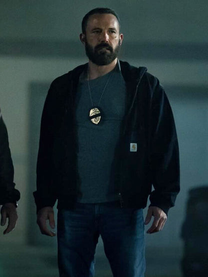 Ben Affleck The Rip Season 01 Black Cotton Jacket