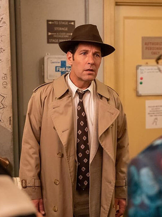 Ben Glenroy Only Murders in the Building Brown Coat.