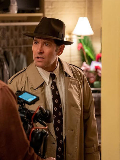 Ben Glenroy Only Murders in the Building Brown Coat.