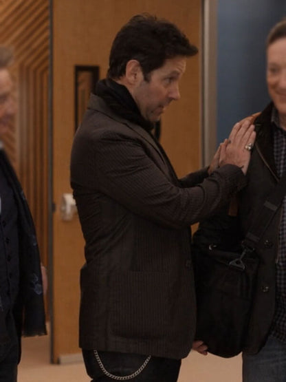 Ben Glenroy Only Murders in the Building Brown Jacket.