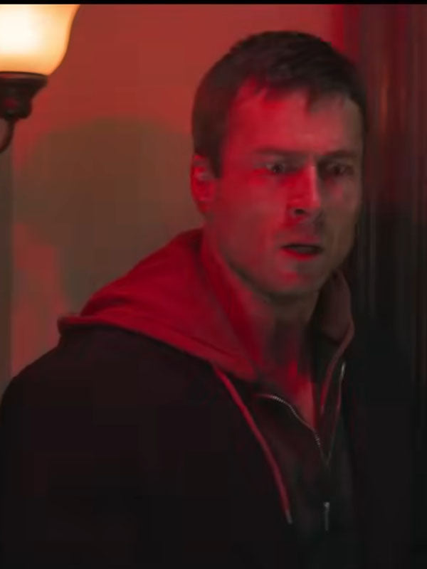 Ben Richards The Running Man Blue Hoodie Jacket.