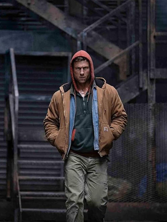 Ben Richards The Running Man Brown Jacket.