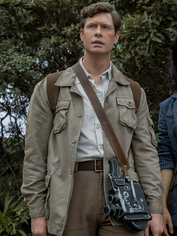 Bill Randa Monarch Legacy Of Monsters Season 01 Tan Cotton Jacket