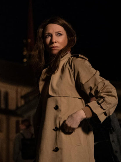 Black Bag 2025 Cate Blanchett Beige Cotton Jacket
