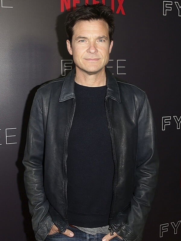 Black Jason Bateman Leather Jacket