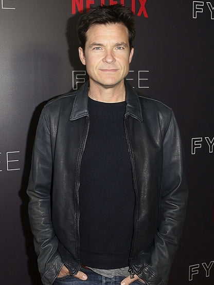 Black Jason Bateman Leather Jacket