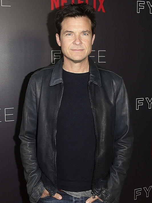 Black Jason Bateman Leather Jacket