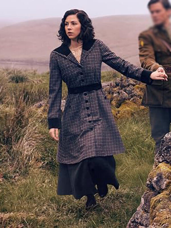 Blue Morriston Outlander Blood of my Blood Blue Chequred Coat.