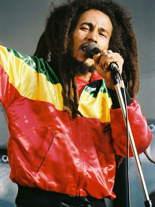 Bob Marley Multi Leather Jacket