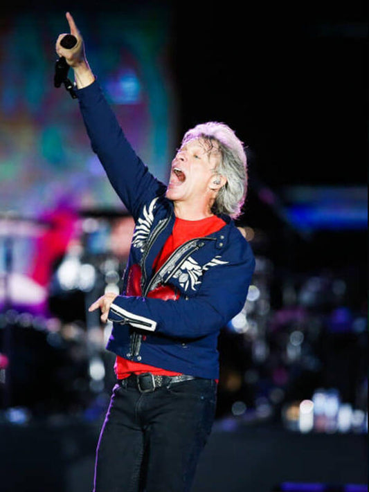 Bon Jovi Rock In Rio Bluc Cotton Jacket