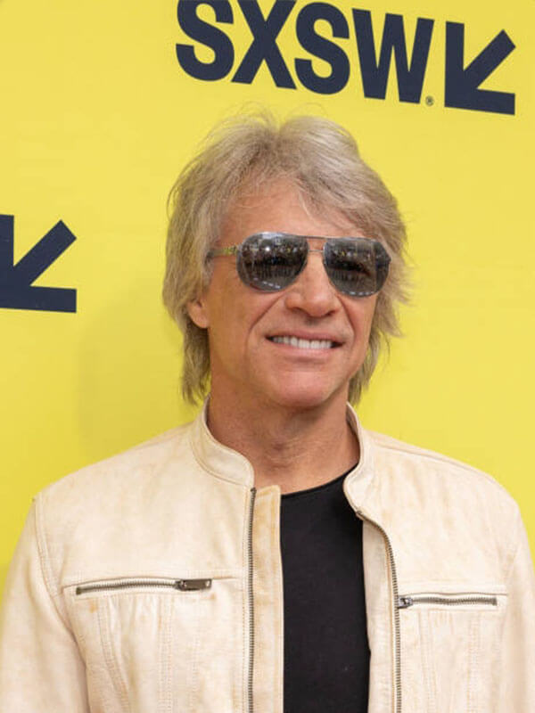 Bon Jovi The Bon Jovi Story Premiere Tan Leather Jacket